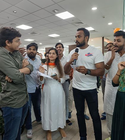 Pharma Access team celebration, highlighting company achievements and fostering a positive, collaborative work environment