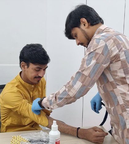 Pharma Access image promoting employee well-being, emphasizing a healthy work environment and focus on employee care.